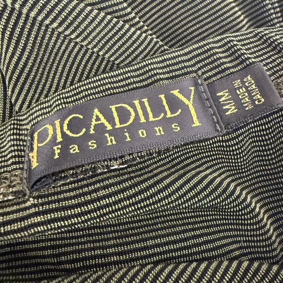 Vintage Picadily Fashions Womens Whimisgoth Long Maxi Dark Green Skirt Medium - Picture 9 of 11